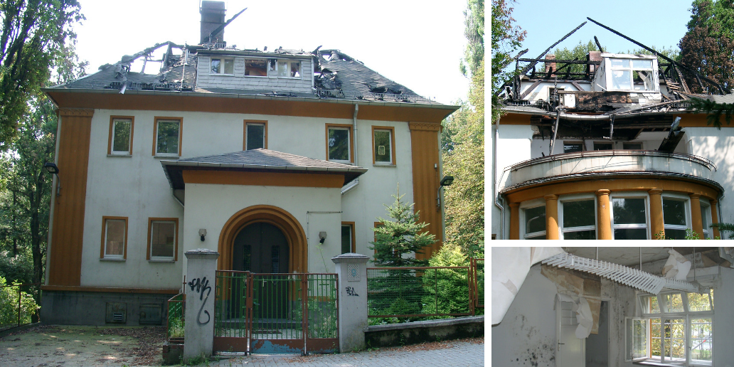 Villa Hahn | The villa was in a very bad condition when it was acquired by its present owners in 2003.