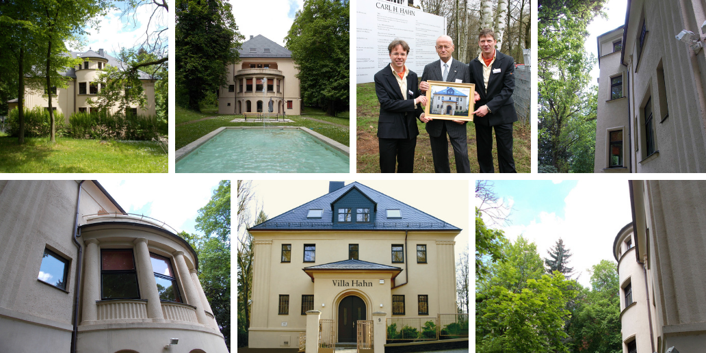 Villa Hahn | With the professional restoration of the villa has been done a great contribution to the preservation of the historic building in Chemnitz. The restoration of the Villa Hahn revives a piece of city history.